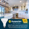 Sunperian BR30 LED Flood Light Bulbs 8.5W (65W Equivalent) 800LM Dimmable E26 Base 12-Pack SP34011-12PK